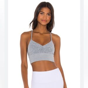 Alo Yoga - Lavish Bra in Blue Haze Heather